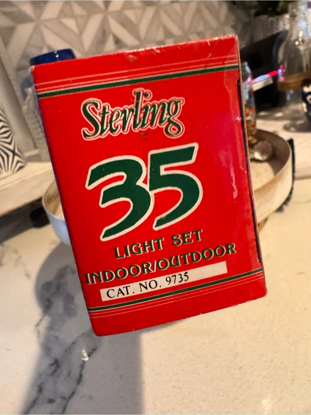 VTG Sterling 35 Miniature Christmas Lights Multi-Color TESTED & WORKING